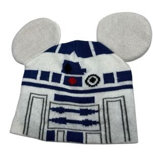 Disney Parks R2D2 Mickey Mouse Ear Winter Hat. Youth Size.